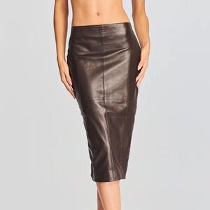 Retrofete Mercy skirt dark brown never worn size small nwt
Sold out everywhere!